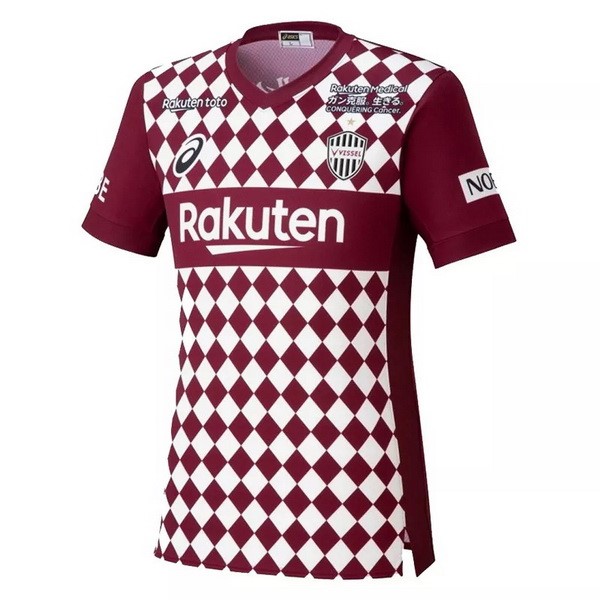 Tailandia Camiseta Vissel Kobe 1ª Kit 2021 2022 Rojo